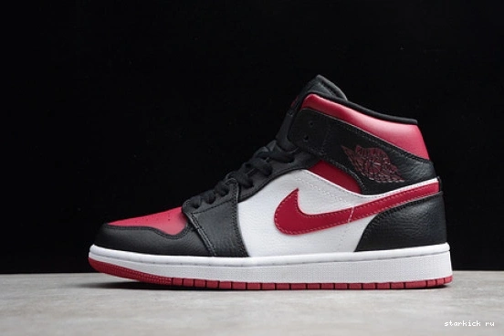 Air Toe 554724-066  554724-066 Bred Jordan 1 Mid 0109